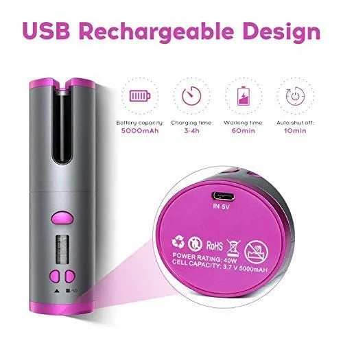 Cordless Hair Curler