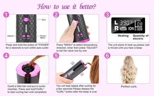 Cordless Hair Curler